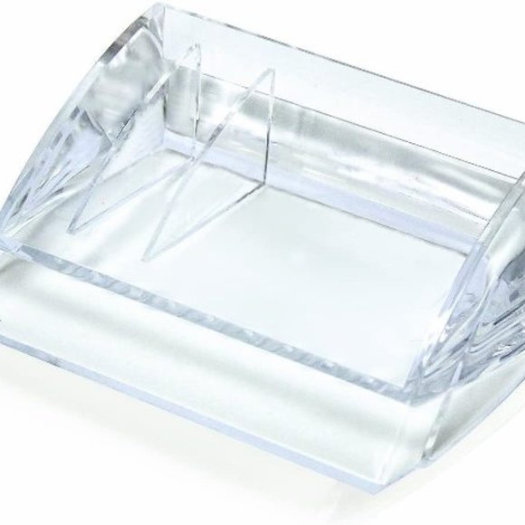 Swingline Stratus Acrylic Memo & Clip Holder Clear - Picture 4 of 10